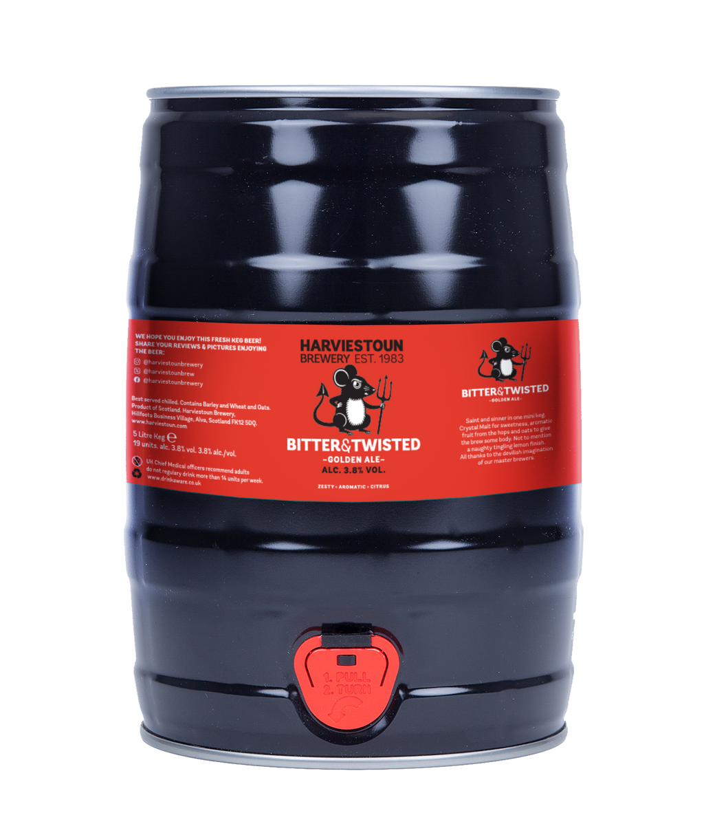 Bitter & Twisted 5L 3.8% ABV mini keg