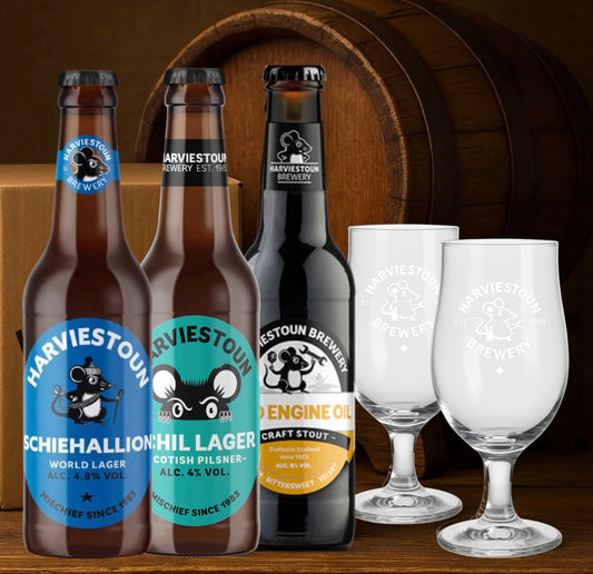 MIxed 10x330ml & 2xHalf Pint Glasses