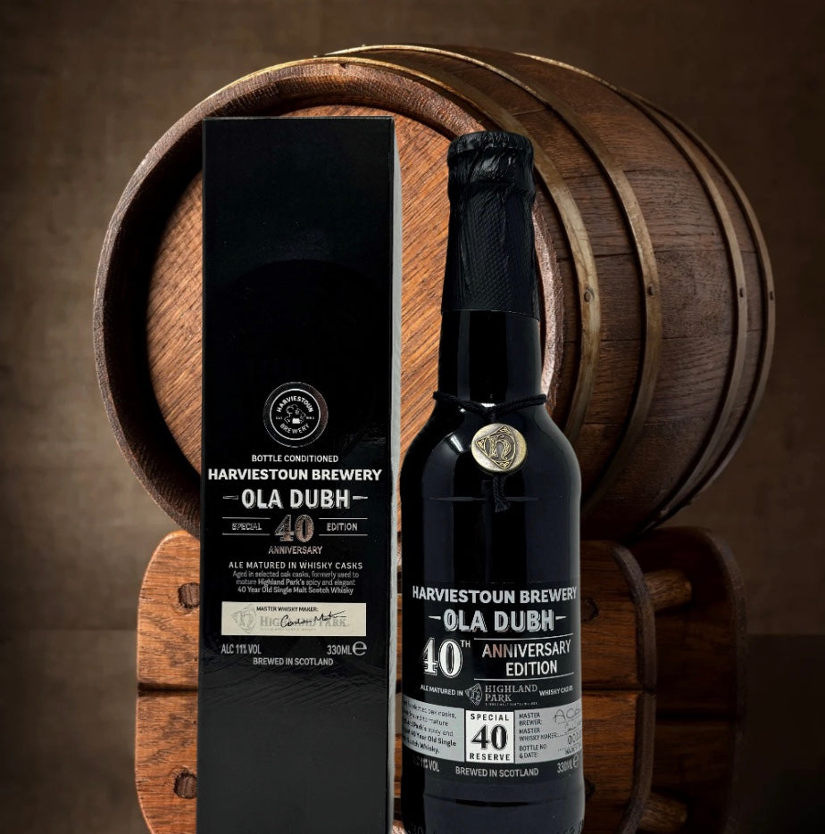 Individual Bottle Conditioned Ola Dubh 40th Anniversary Edition (price per 1x330ml bottle) 11% ABV