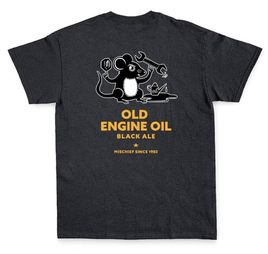 Black Old Engine Oil T-Shirt!