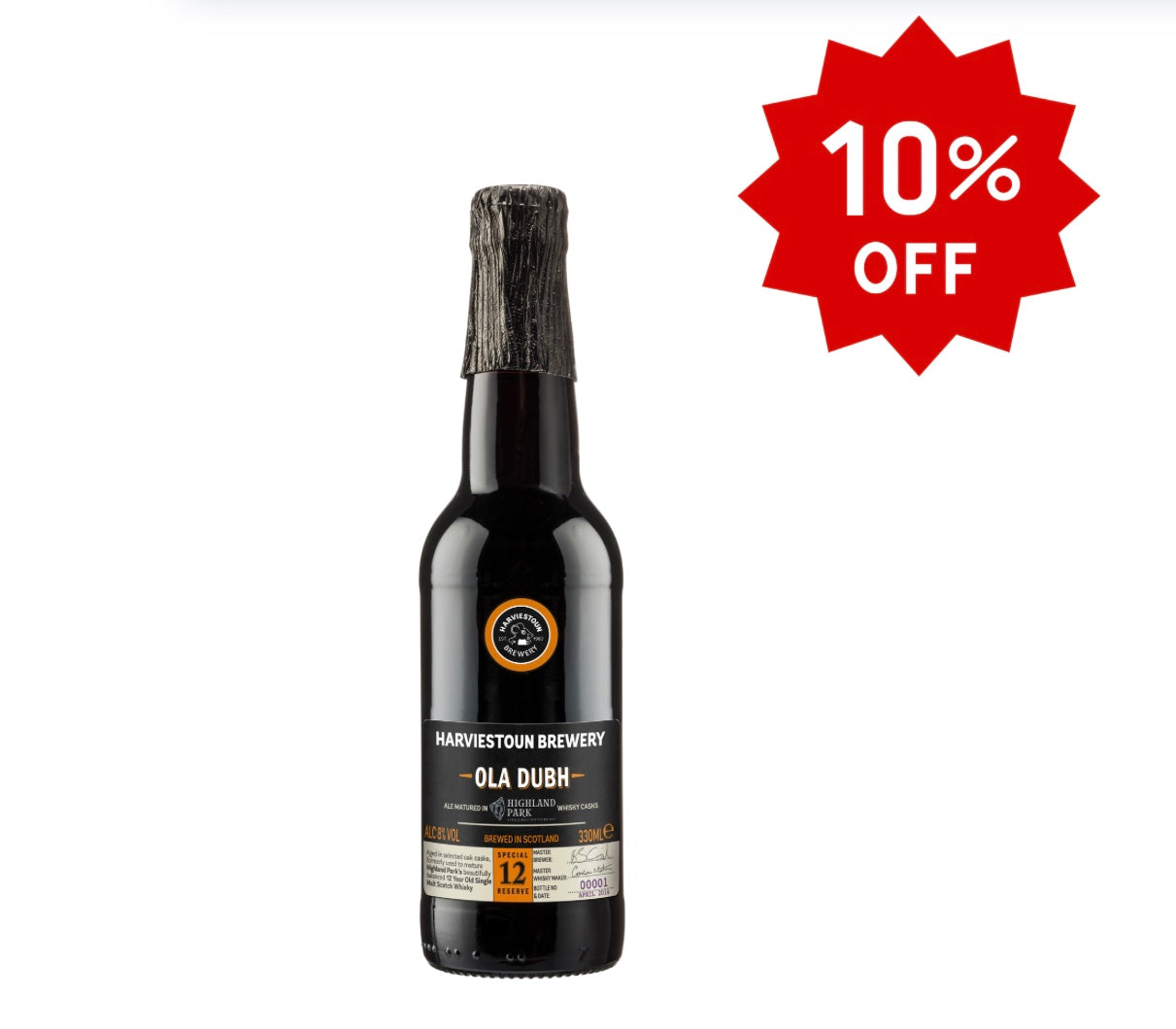 Ola Dubh 12 year old 8% ABV