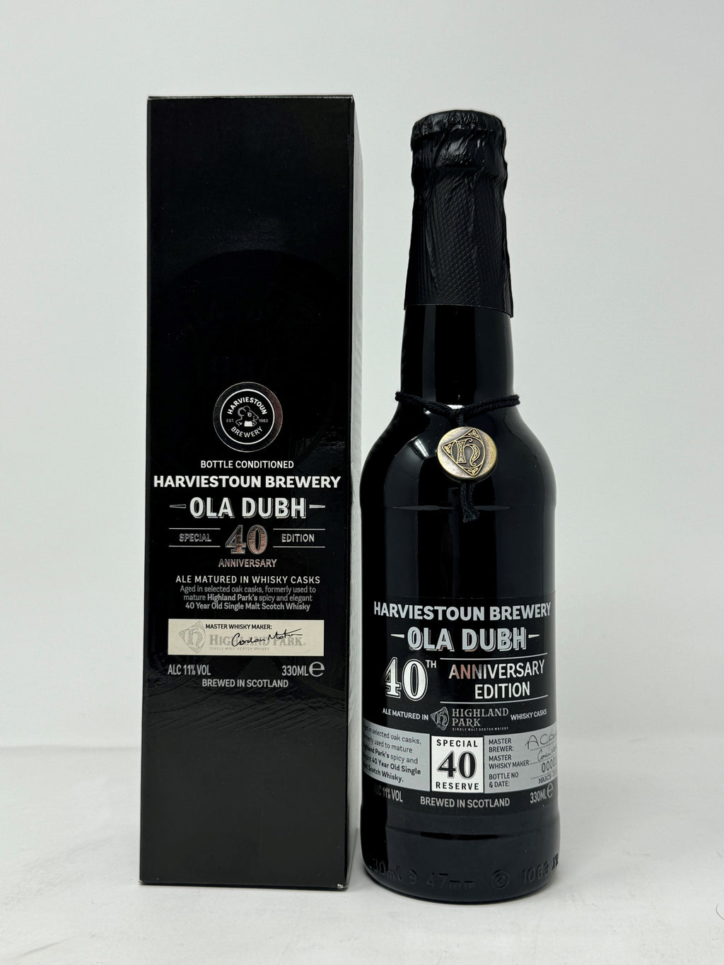 Individual Bottle Conditioned Ola Dubh 40th Anniversary Edition (price per 1x330ml bottle) 11% ABV