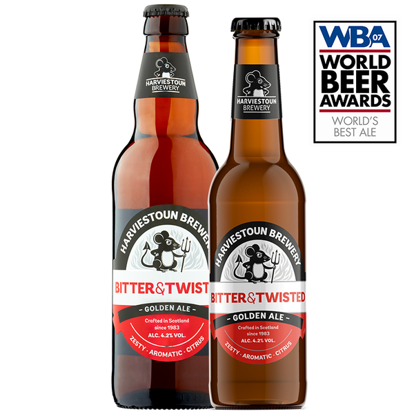 Bitter & Twisted Golden Ale Harviestoun Brewery