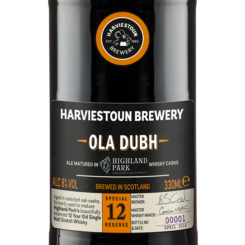 Ola Dubh 12 year old 8% ABV