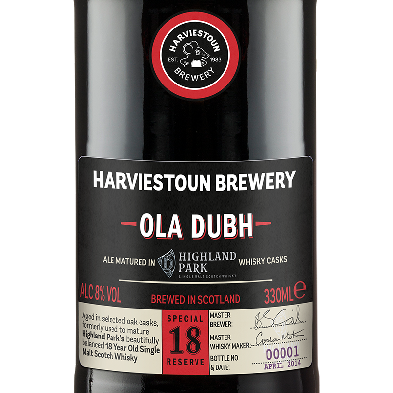 Ola Dubh 18 year old 8% ABV